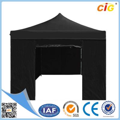 China 3x6 negros surgen la sombra al aire libre plegable de la parada del mercado de la carpa del partido de la tienda del Gazebo en venta