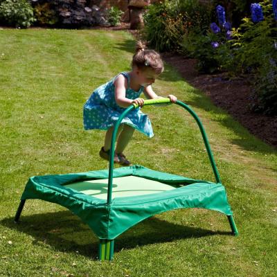 Chine Petit trempoline vert sûr pour le jeu extérieur de jardin d'enfants, région de base de CMS 89x89 à vendre