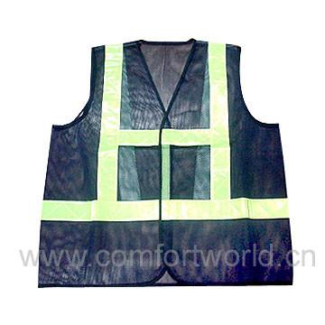 China S - 5XL Safety Reflective Vest / Safety Reflective Jacket  Or Zipper Closure for sale