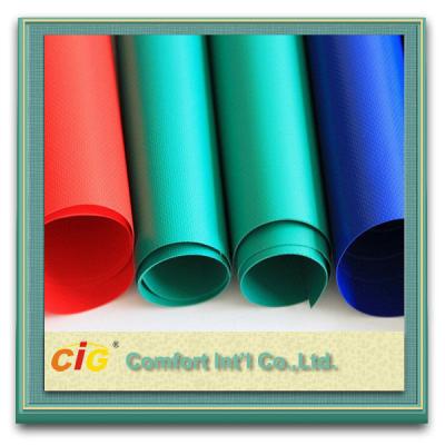 China Fireproof PVC Coated Plastic Tarpaulin Abrasion-Resistant for Exterior use for sale