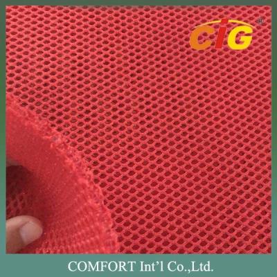 China Honeycomb Polyester Mesh Fabric 3mm Thickness For Car Seat Cover 150cm Width for sale