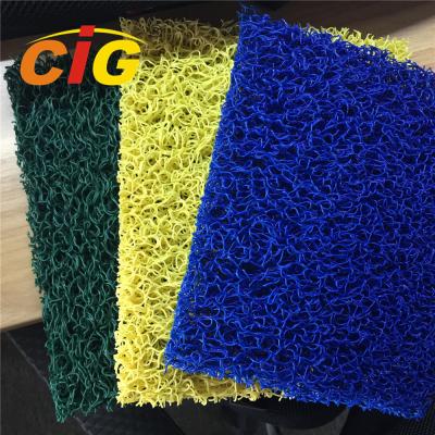 Chine Tapis 100% de bouclage de plancher de PVC de couleur solide de fil par Rolls/morceaux 11mm profondément à vendre