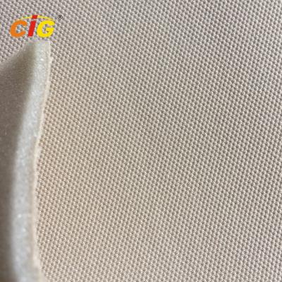 China Tear Resistant Jacquard Knitting Tricot Fabric with Foam for Auto Car Headliner for sale