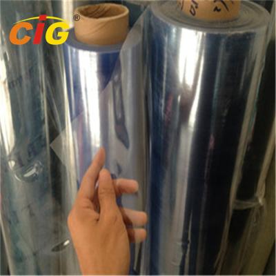 China Hoja transparente de la película de plástico protector, película clara flexible Rolls del PVC en venta