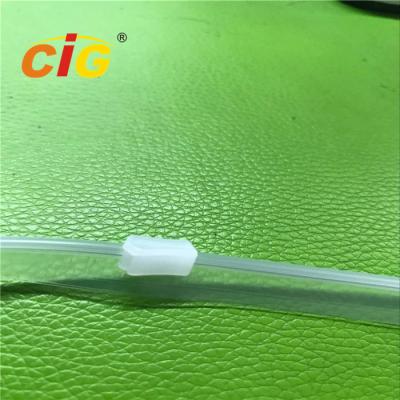 China 11MM Width Plastic Transparent EVA Zipper Garments Accessories For Document Bags for sale