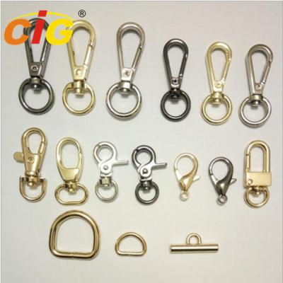 China Gancho de la broche del bolso de los accesorios de la ropa para la cadena del metal del bolso en venta