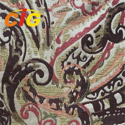 Chine Tissu de fantaisie lourd décoratif de rideaux en jacquard de luxe résistant au feu à vendre