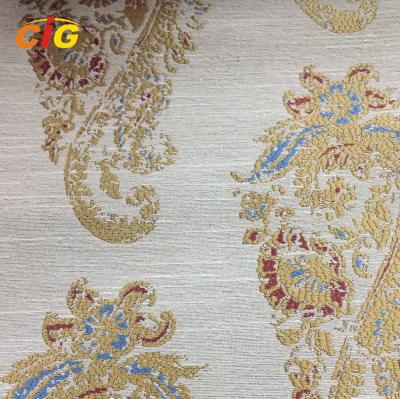 Chine Tissu de tapisserie d'ameublement de tissu, de jacquard et de bande de rideau en Chenille de polyester à vendre