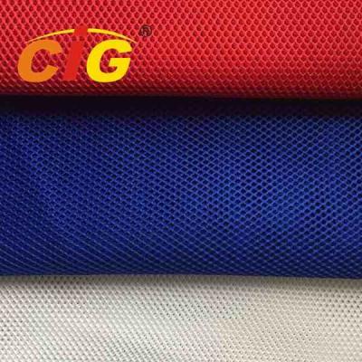 China Seat Cover Red / Blue 100% Polyester Mesh Fabric 140cm Width 260gsm for sale