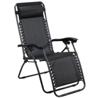 China Steel CE Approval H110cm W65cm Folding Sun Chair Outdoor Furnitures for sale