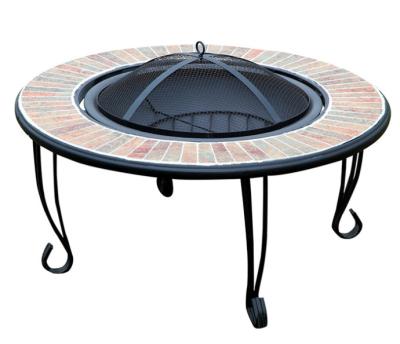 China Fuego al aire libre Pit Table Diameter del mosaico de la BARBACOA del jardín los 85cm en venta