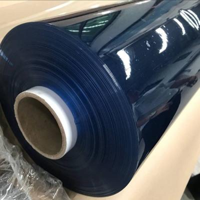 China 0.052.0mm de Dikte maakt 1.4m de Film Blauwgroene Kleuren waterdicht van Breedte Transparante Pvc Te koop