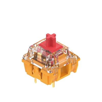 China Anti-ghosting TTC Red Golden Brown Switch V3 Linear Tactile Shaft For Mechanical Keyboard 3 Pins Customize DIY Gamer for sale