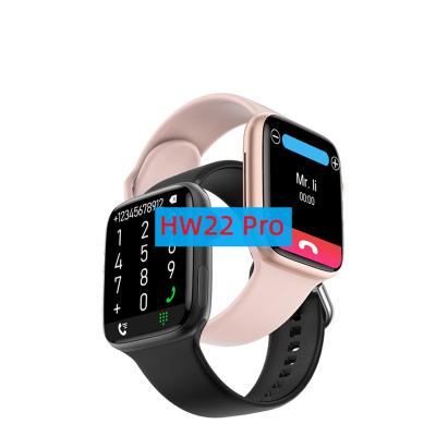 China Touch Screen Hw22 Smartwatch Wireless Tracker Smart Charging Pro Bar Watches Smart Heart Rate Fitness Reloj 1.75 Series 7 For Women Men for sale