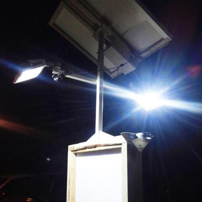 China Super Bright Aluminum Solar LED Advertising Light Waterproof Solar Flood Light Outdoor Solar Billboard Light for sale