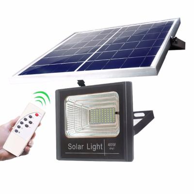 China ROAD Hot Sales 40W Dimmable LED Solar Flood Light With Remote Control for sale