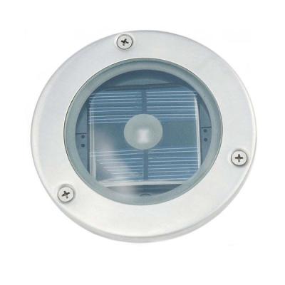 China LANDSCAPE LED Solar Underground Light Round Shape Waterproof High Quality Sale Factory Price/Deck/Garden Decor Hot IP 68 Rate Factory Price for sale