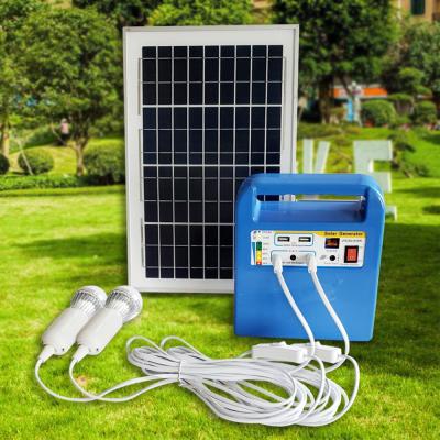 China Cheap price 10w home solar powered light kits portable solar systems for outdoor camping and indoor lighting for sale