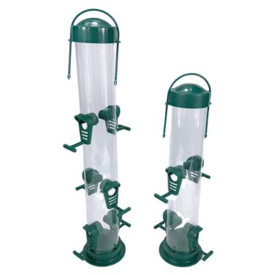 China Viable Removable Plastic Seed Bird Feeder Two Identical Bird Feeders Can Be Connected for sale