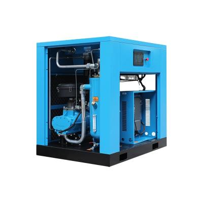 China Factory Manufacturer 22kW 30hp 7bar Lubricated High Efficiency Low Speed ​​One Stage Screw Air Compressor for sale