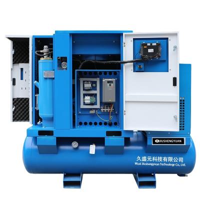 China Lubricated 7.5kW 10hp PM VSD Industry Screw Inline Air Compressor All In One Air Compressors for sale