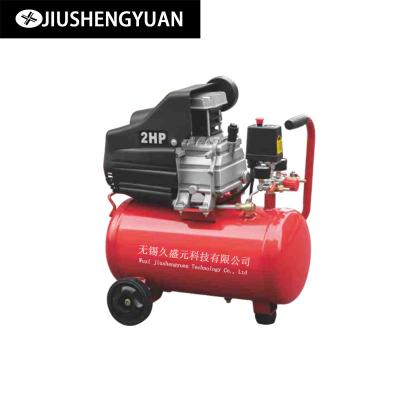 China 3hp 2.2kw Lubricated Air Compressor 100l 380v Portable Double Head Air Compressor for sale