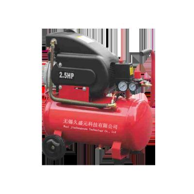 China 2.5hp 24l screw air compressor oil lubricated direct driven portable air compressors for sale