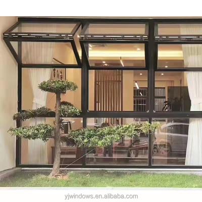 China Heat Insulation Folding Windows Skylights Fold Up Windows Inward Folding for sale