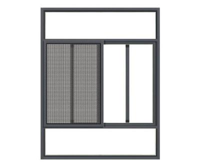 China Folding Sliding Edge Screen Aluminum Window Price Narrow Push And Pull Window for sale