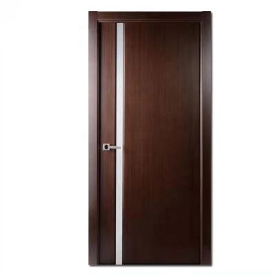 China Sound Insulation Simple Design Wooden Door Solid Wood Doors Wooden Interior for sale