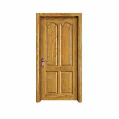 China Easily Assembled Classic Two Panel Forms Design Interior HDF Wood Door for sale