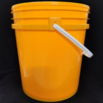 China Non-toxic tasteless environmental pressure hot sale! 20L food grade 5 gallon plastic buckets with handle and lid plastic bucket for sale