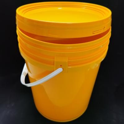 China American non-toxic tasteless environmental pressure manufacturers selling 20 l plastic bucket barrels packaging characteristics are good quality and can be printed logo for sale