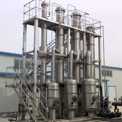 China Vacuum Falling Film Evaporator  Fruit Juice Jam Concentration  Evaporator for sale