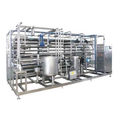 China Milk Beverage Juice Sterilizing Machine With PLC Motor Core Components zu verkaufen