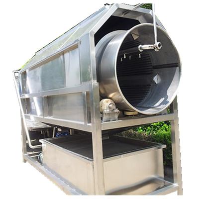 China Stainless Steel Fruit Washing Machine For Ginger Juice Making for sale