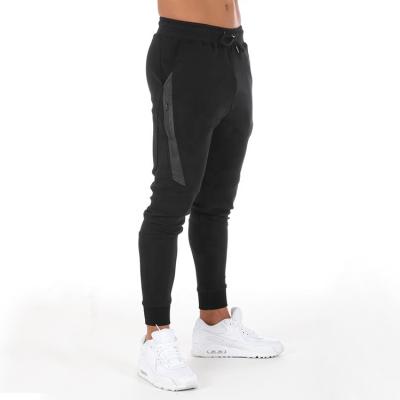 China Wholesale Custom Anti-Wrinkle Workout Fitness Sweatpants Tapered Slim Fit Gym Cotton Jogger Track Pants Man for sale