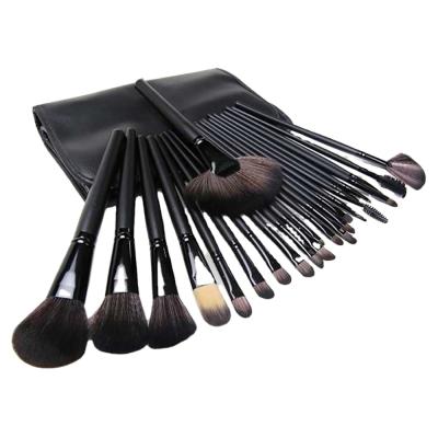 China Angular Blush Professional 24 Piece Private Label Cosmetic Make Up Brush Set for sale