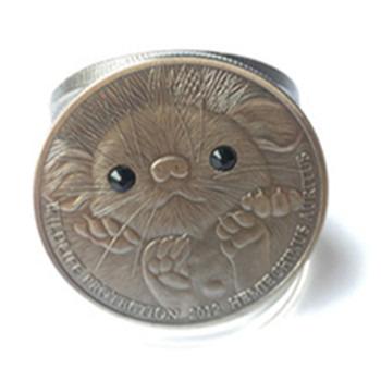 China Wholesale Europe China metal craft gold commemorative old coin at factory price, animal coin for sale