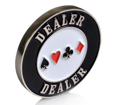 China Custom Made Custom Poker Card Guard, High Quality Metal Poker Chips for sale