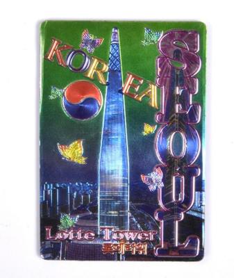 China Factory Factory Making Machine Personalized Souvenir 3d Animal Cities Custom Foil Fridge Magnet for sale