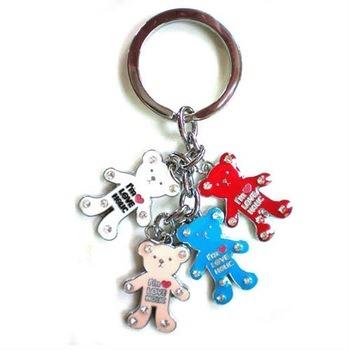 China Gifts Zinc Alloy Soft Metal Epoxy Promotional Enamel Key Chains With Epoxy Promotional Metal Key Chain for sale