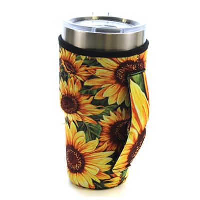 China Custom Insulated Neoprene Tumbler Cup Cooler Sleeve Waterproof Insulated Ice Drink Cup Sleeves for sale