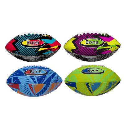 China Popular Custom Logo Design Neoprene Stitched Beach American Football Beach Balls for sale