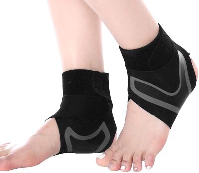 China Ankle Support Neoprene Compression Ankle Brace with Elastic Straps for Men and Women, Sprain Foot Sleeve for Sports Protect, Arthr for sale