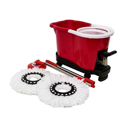 China Viable Portable Rotary Wringer Cleaning Dust Around Mop Bucket for sale