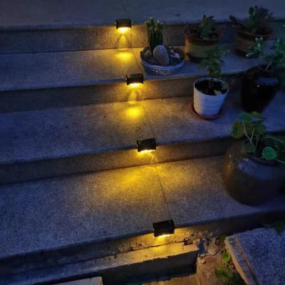 China Waterproof Solar Deck Lights Outdoor Lamp for Garden Backyard Stair Fence Decor IP65 Solar Step Lights for sale