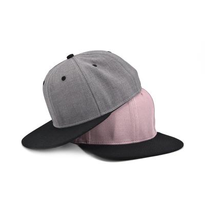 China JOINT Wholesale Snap Back Caps 6 Panel Blank Snapback Hat Design Custom Snapback Hats for sale