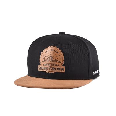 China COMMON logo two color 6 panel custom hip hop bill vintage snapback hats flat hat for sale