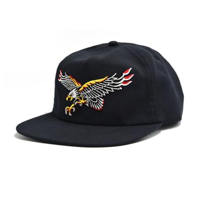 China COMMON Custom Men's Embroidery 5 Panel Snapback Hats Snapback Hats Wholesale for sale